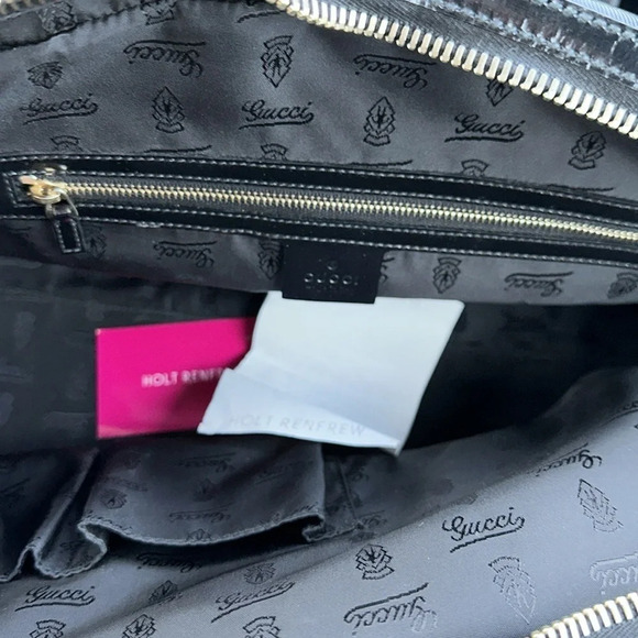 ❤️🥂Host Pick🎉❤️ Gucci Dialux coated  Canvas Pop Bamboo Top handle Satchel bag - Picture 5 of 16